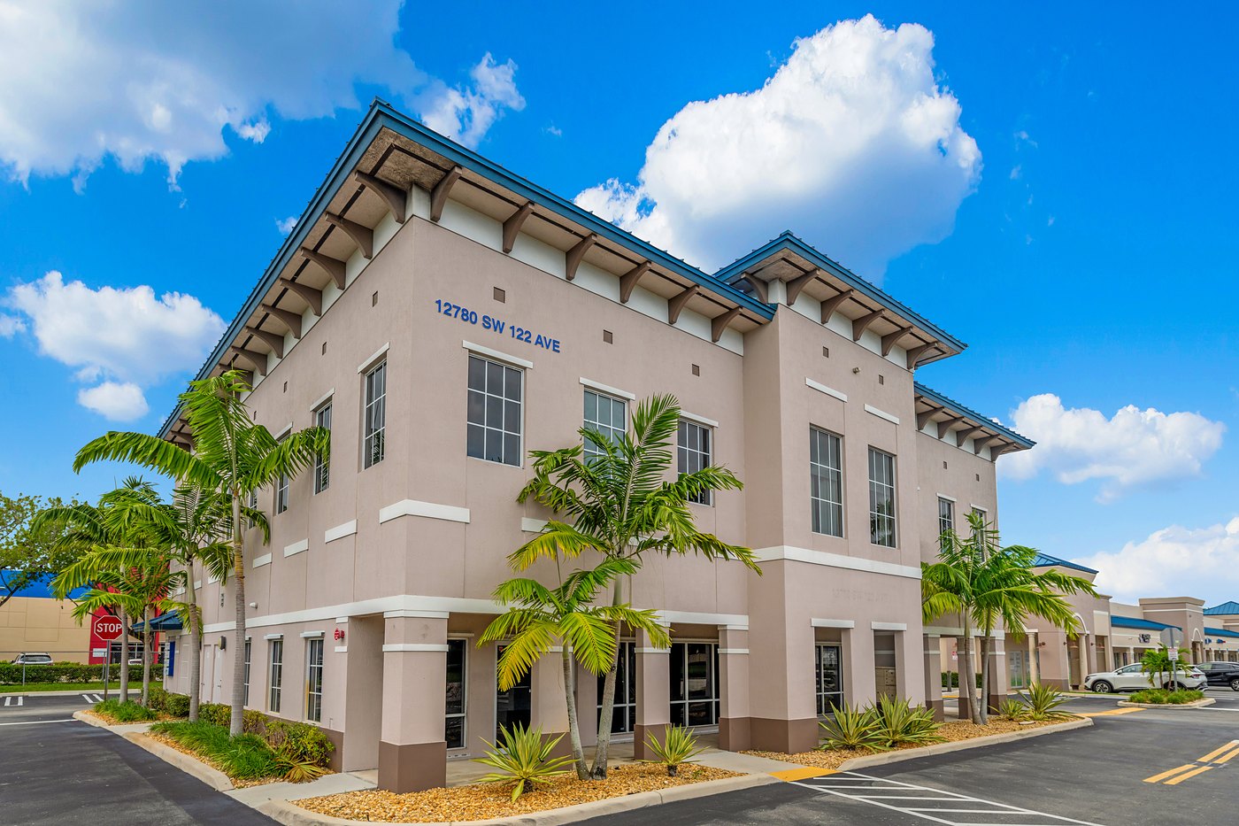 Cortland Commercial Office with 12780 SW 122 Ave signage on the facade