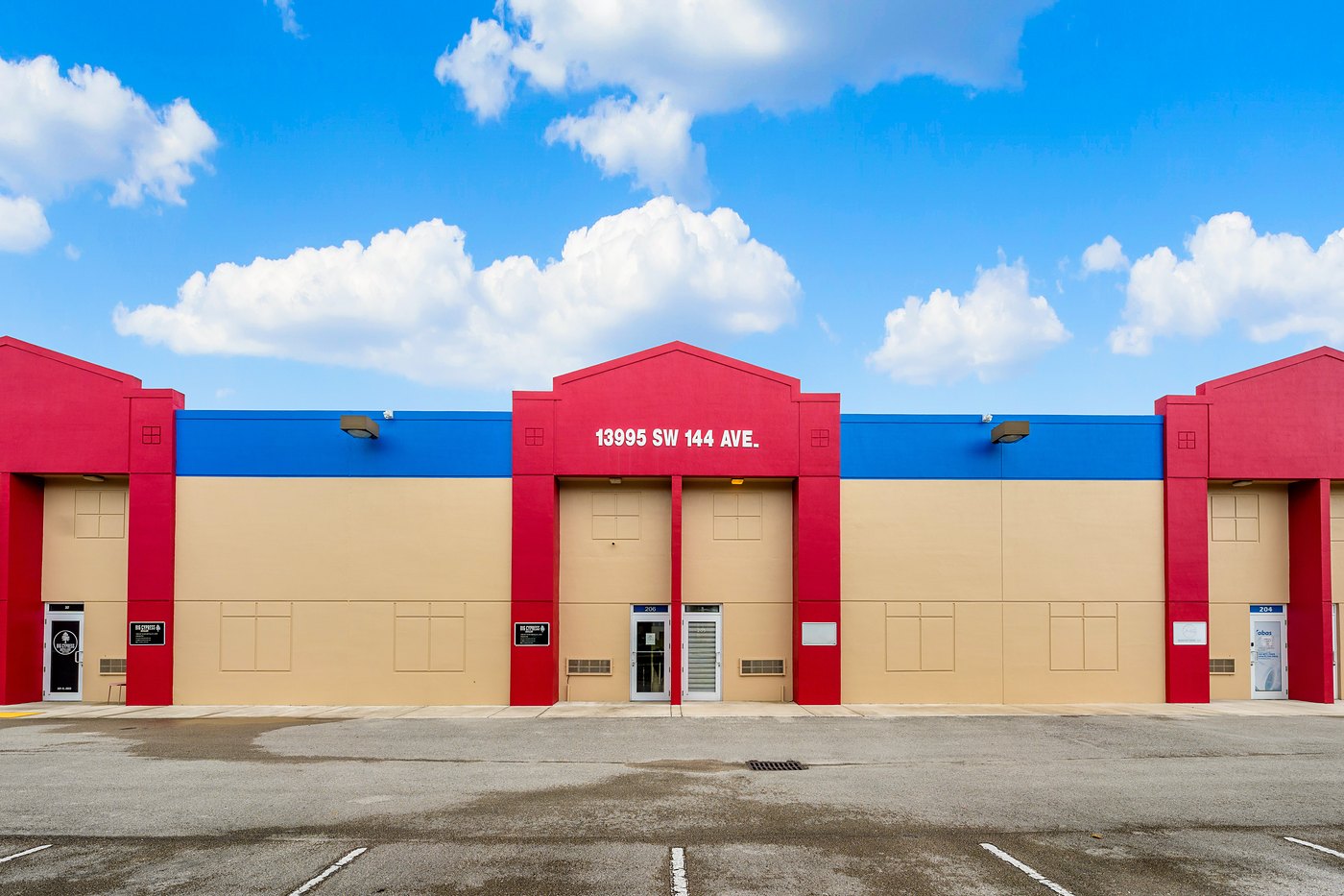Front elevation of 13995 SW 144th Avenue, Zacarias Commercial Center II
